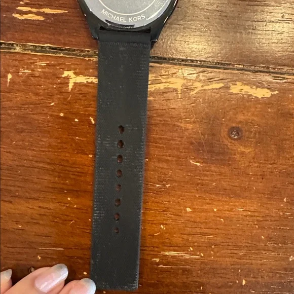 Black on Black Michael Kors Watch - Picture 4 of 9